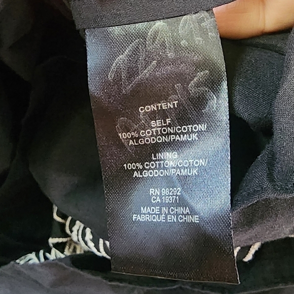 TIBI Embroidered Black White Midi Skirt - Picture 10 of 10